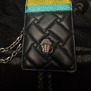 Kurt Geiger Kensington Lanyard with gun metal chain NWT